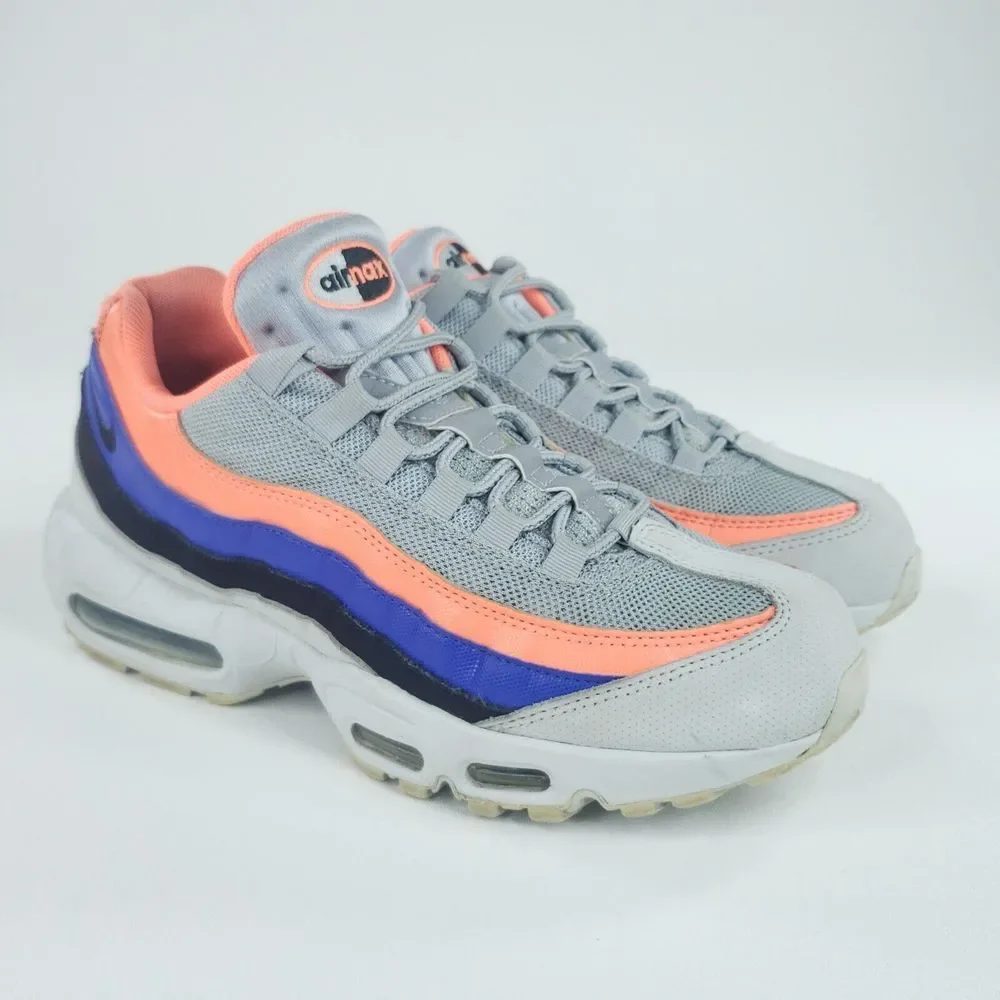 Nike Air Max‎ 95 Essential Shoes Mens 8.5 Gray Black Pink Sneakers Trainers